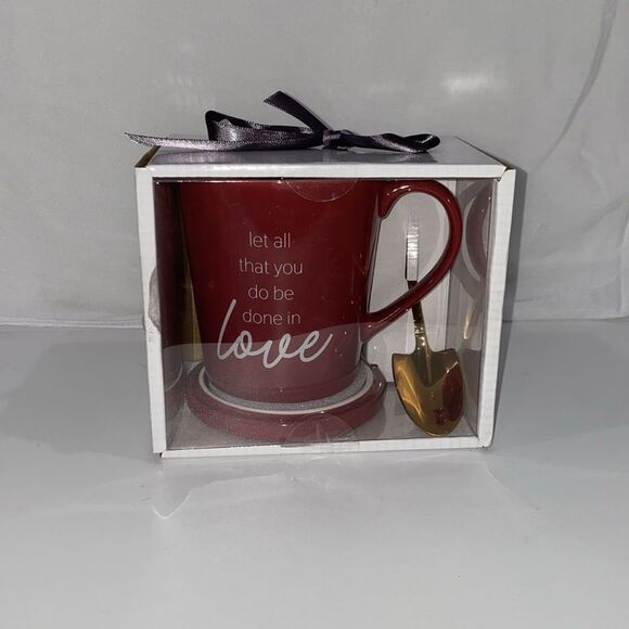 New View Gifts Sip Or Sow Garden Mug & Flower Pot Let All You Do Be Done In Love - Picture 11 of 12